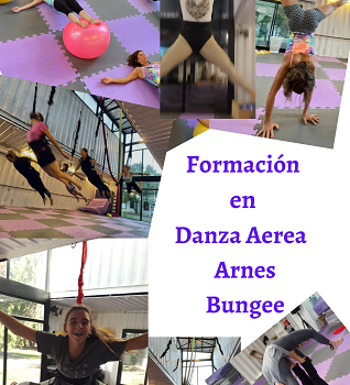 Formacion en Danza Aerea en Arnes con Bungee